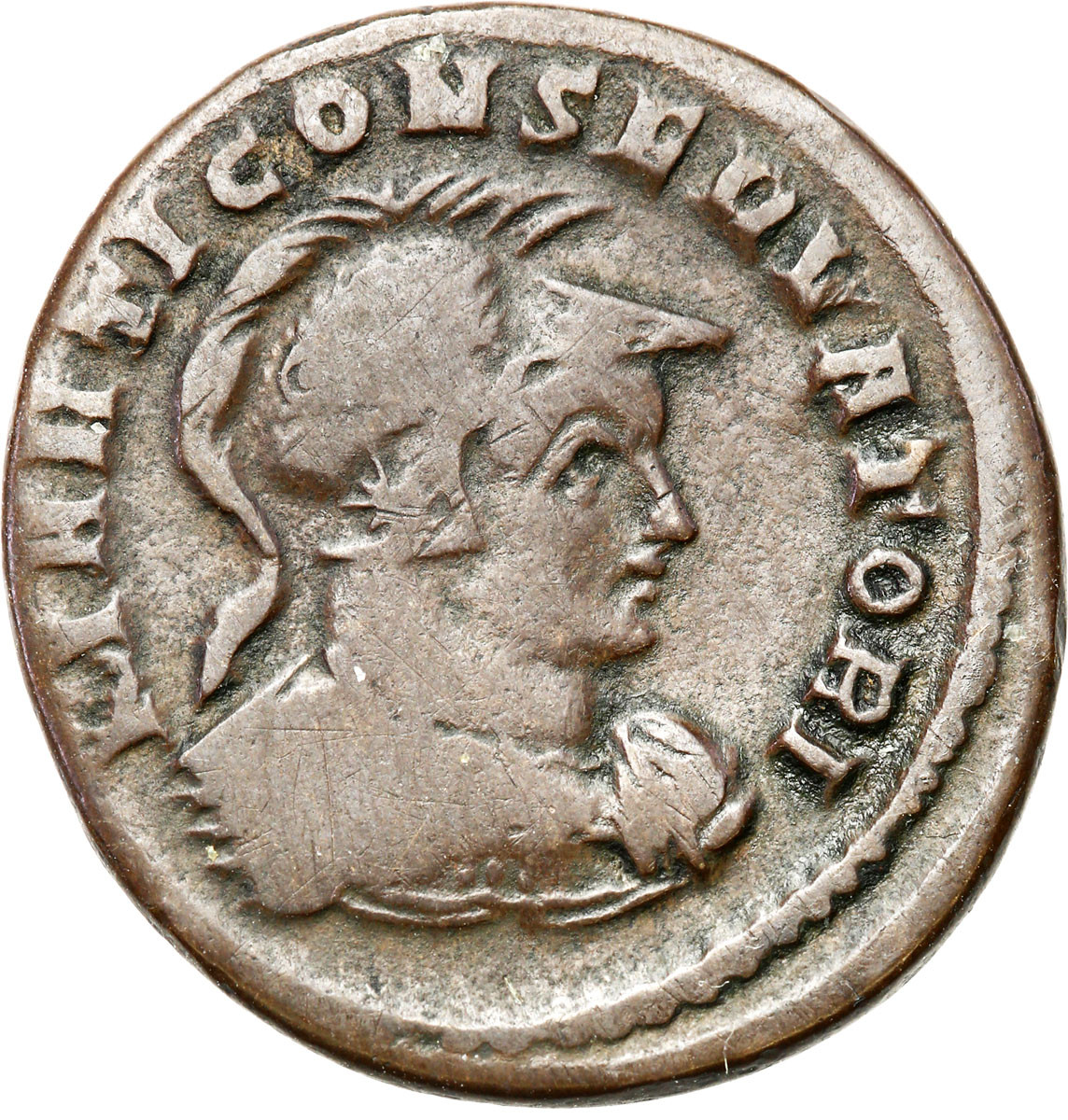 Cesarstwo Rzymskie, Follis, Konstantyn I Wielki 305 – 337 n. e., Trier RZADKOŚĆ